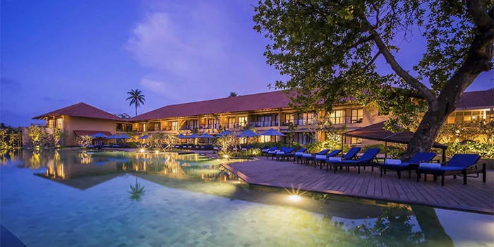 Pool at night