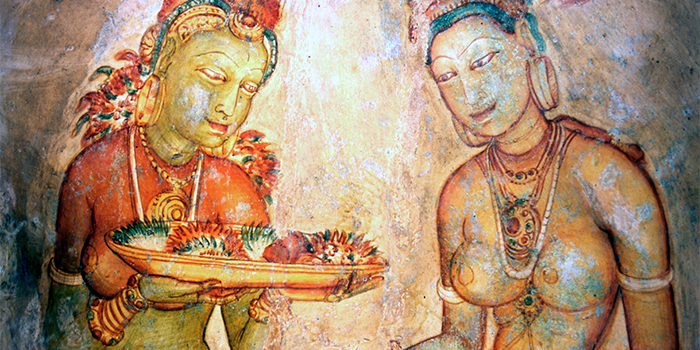 Sigiriya fresco Sigiriya fresco