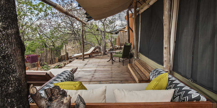Villa deck