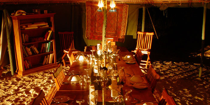 Mess tent