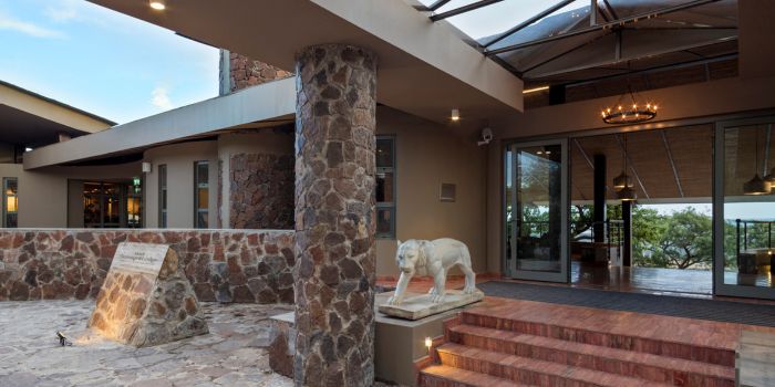 The Lodge Entrance