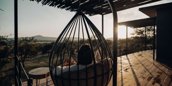 Private deck with view