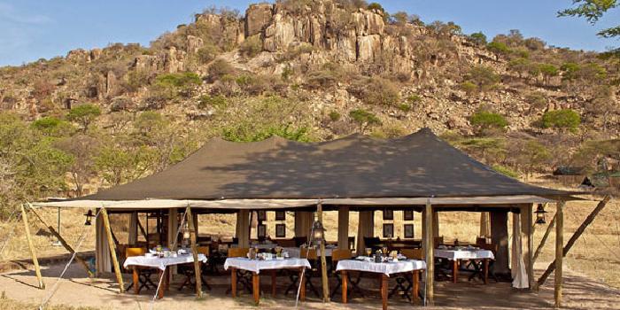 Dining tent