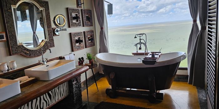 Bath with a view