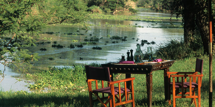 Lunch by the river