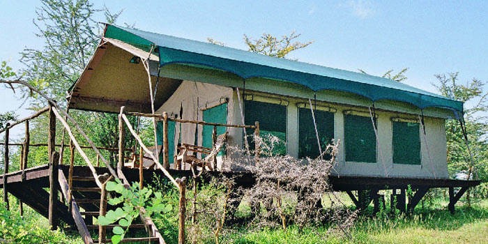 Tent exterior