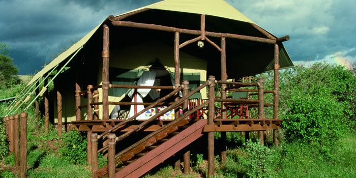 Tent exterior