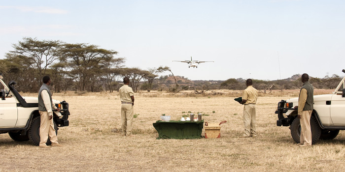 Airstrip welcome
