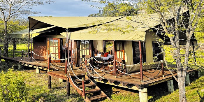 Tent exterior