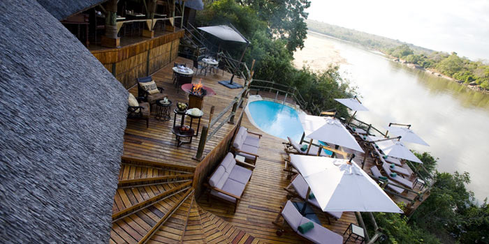 Deck and pool