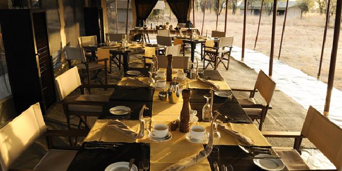 Dining tent