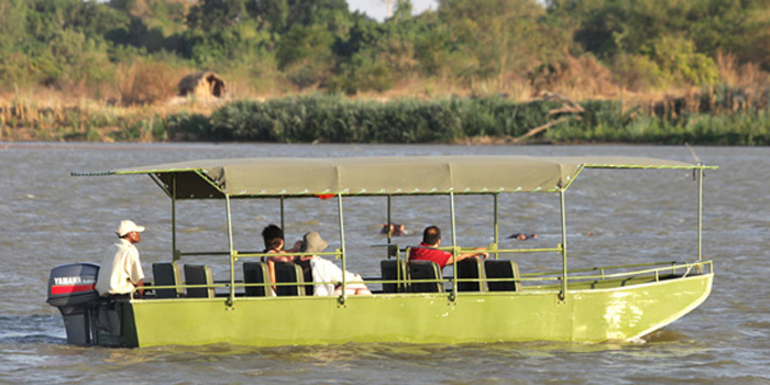 Boat safari