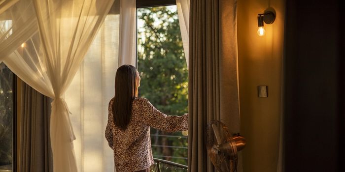 View from private balcony