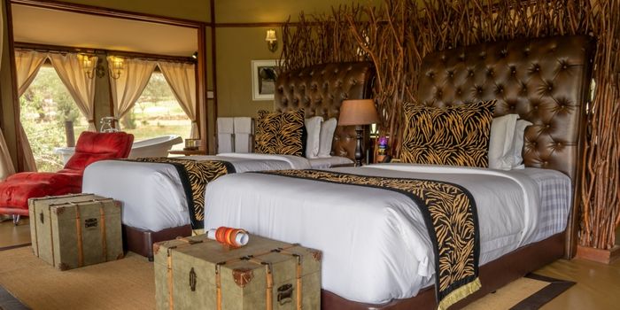 Luxury Tent Twin Beds