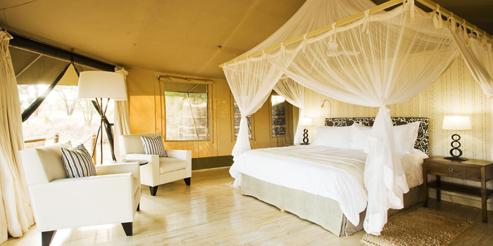 Tent interior