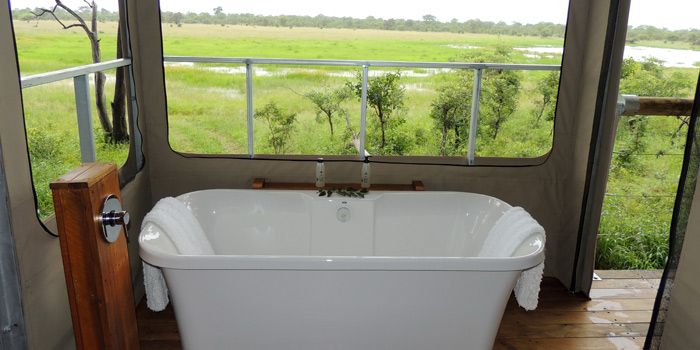 Bath with a view