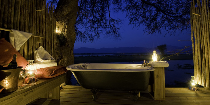 Bath with a view