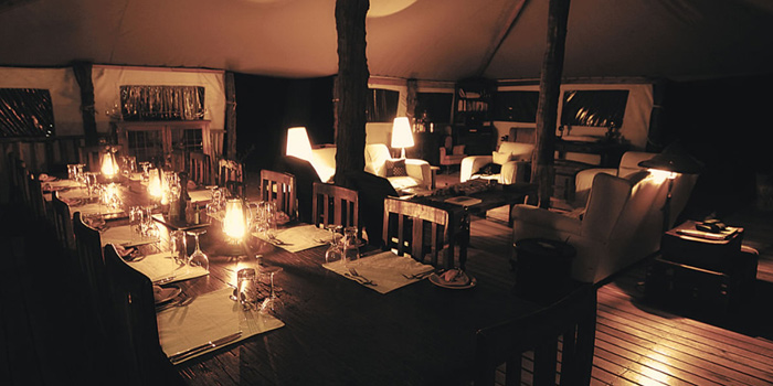 Mess tent
