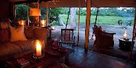 Sitting room at night