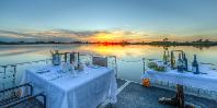 Barge dining