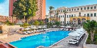 Outdoor swimming pool area