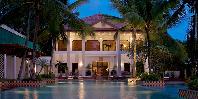 Poolside in the evening