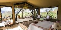 Tent interior