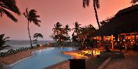 The pool at sunset