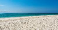 Spotless sandy beach
