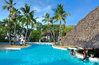 Large pool with bar