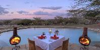 Dinner by the pool