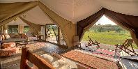 Tent interior