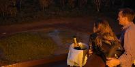 Waterhole at night