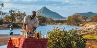 Sundowners by the river