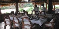 Lunch at mess tent