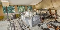 Tent interior