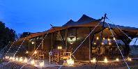 Camp at night