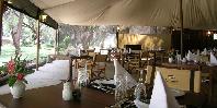 Dining tent