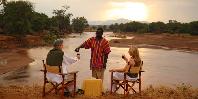 Sundowners by the river