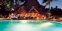 Pool at sunset
