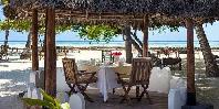 Beach side dining
