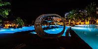 Pool at night