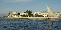 View of the hotel from sea