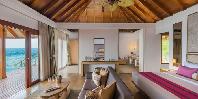 Water villa interior