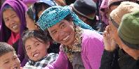 Smiling faces of the locals