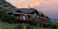 Lodge at sunrise