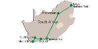 Map with number of nights Map with number of nights