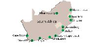 Map with number of nights Map with number of nights