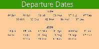 Departure Dates Departure Dates