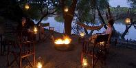 The deck at night